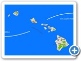 Hawaii Karte 8 Inseln